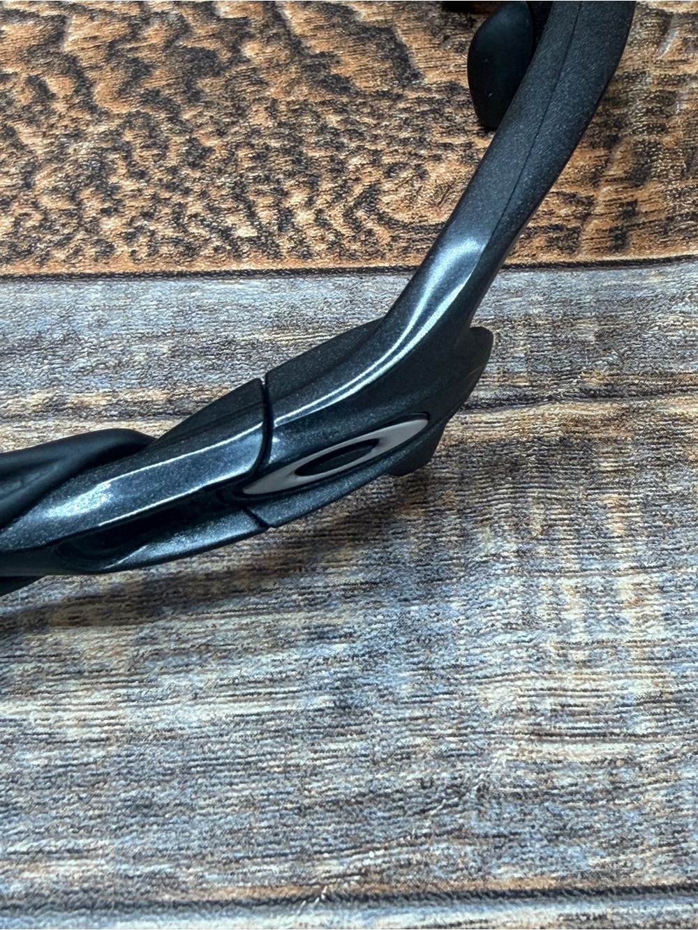 Oakley Flak 2.0 Replacement Frame Only Made in USA Black Polished Logo NO LENS - Picture 7 of 11